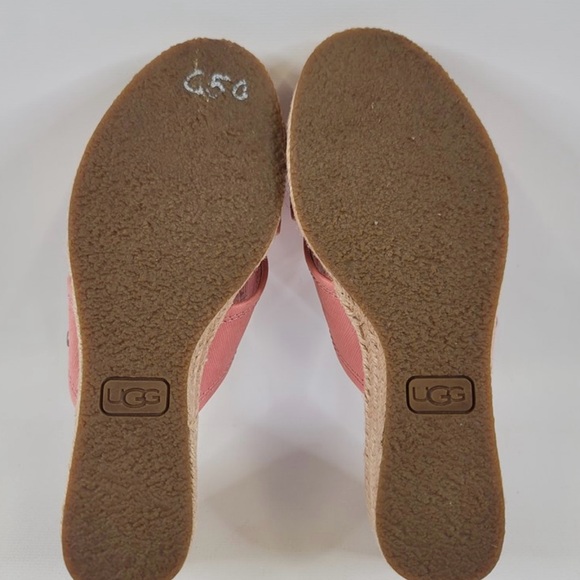 Pink Wedge Sandals - Picture 8 of 8